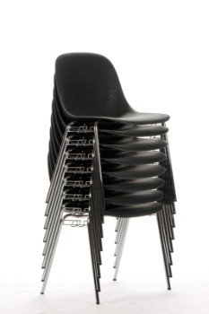 Iskos-Berlin for Muuto. Eight chairs, model Fiber Side A-Base Link (8)