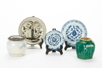 Samling kinesisk porcelæn, 1900-tallet (5)