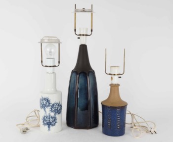 To Søholm bordlamper og en Fog & Mørup Tidsellampe (3)