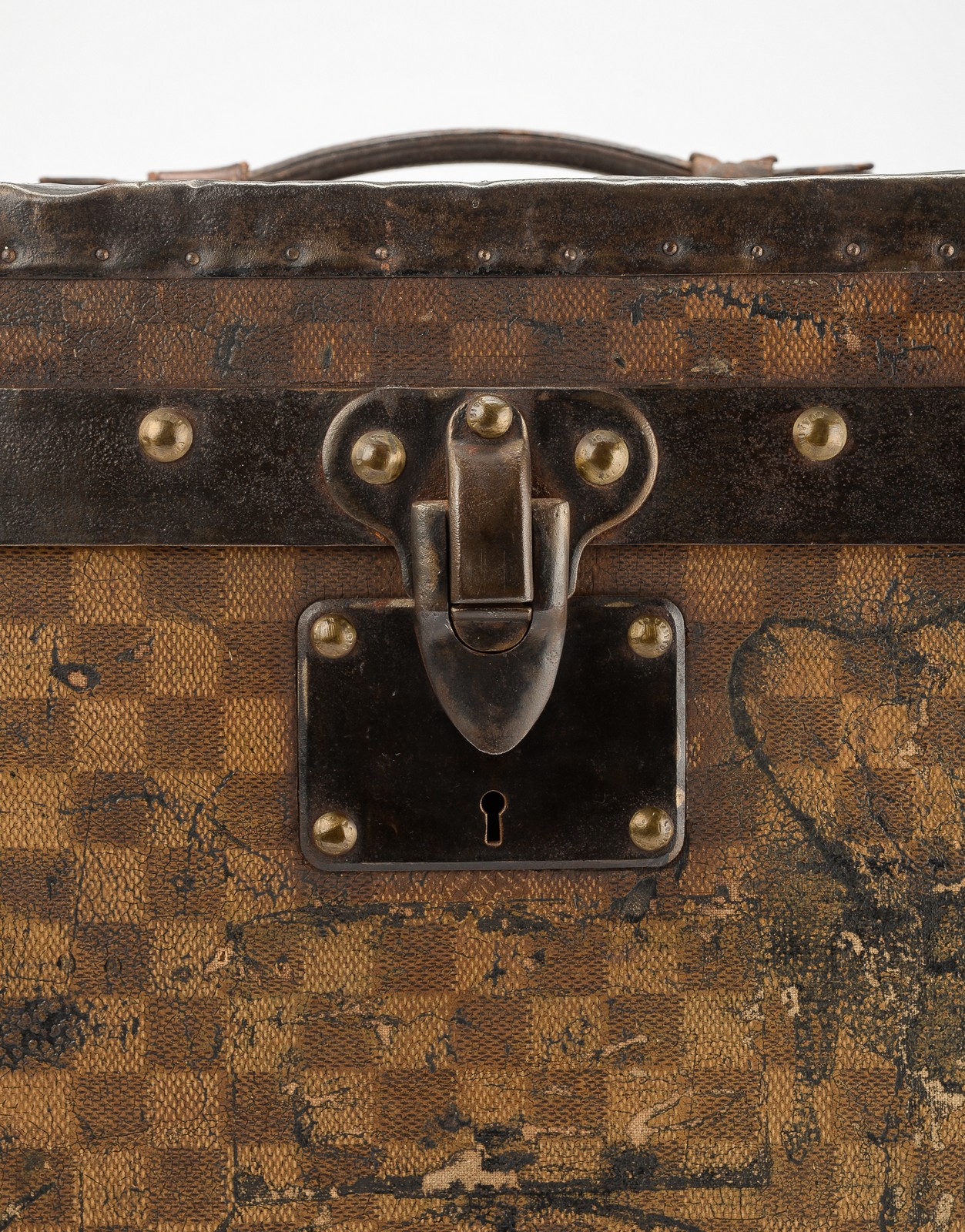 Antique Louis Vuitton. Hat steamer trunk, late 1800s in Denmark