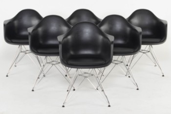 Charles Eames. Model DAR. Six chairs (6)