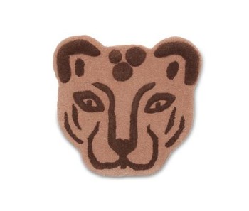 Ferm LIVING. Gulvtæppe, leopard brun
