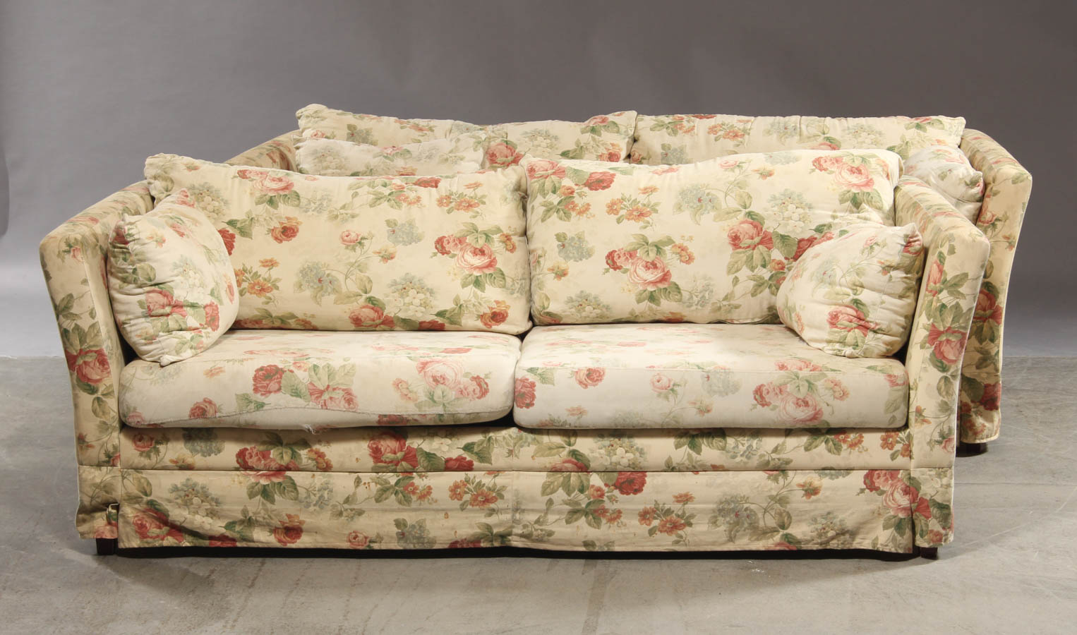 sofaer med blomstret betræk | Auktionshuset.com