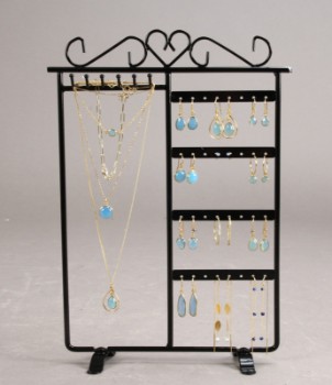 Collection of jewelry with blue gemstones