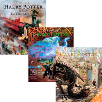 Harry Potter Illustrated: Philosophers Stone, Order of the Phoenix and Goblet of Flames (3)