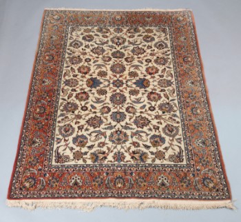 Ægte tæppe. Persisk Isfahan Najafabad 218 x 150 cm