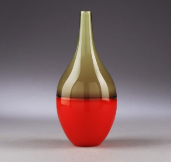 Alfredo Barbini. Vase fra 70erne af muranoglas