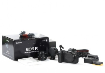 Canon EOS R body / kamerahus i org. æske + tilbehør