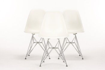 Charles Eames. A set of three chairs, model DSR (3)