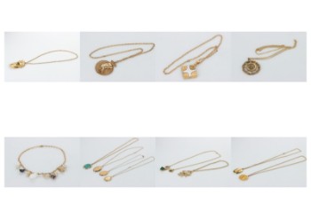 689439 - Twenty Gilded Metal Necklaces (20)