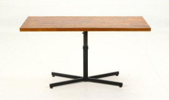 Unknown furniture manufacturer. Desk/ Kitchen table/Coffee table, raise/lower, rosewood