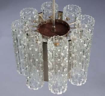 Italian pendant light from the 60s made of Murano glass