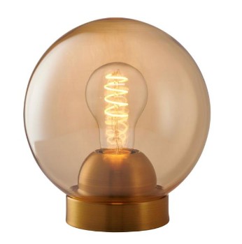 1592 - HALO DESIGN, Michael Waltersdorff & Emanuele Patton, bordlampe, model Bubbles, Amber