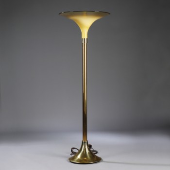 Kosak. Floor lamp from the 60s made of glass and metal