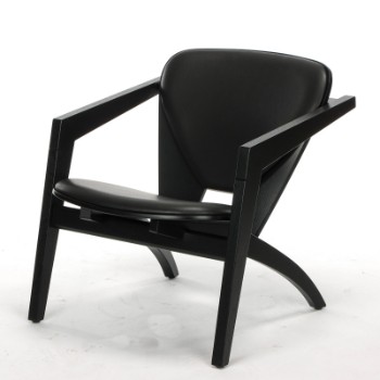 Hans J. Wegner for Getama. Butterfly armchair, model GE460 with frame of black lasered oak