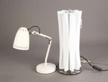 Slum and Superliving. Two table lamps, white (2)