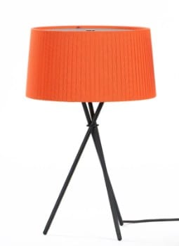 Bordlampe, Santa & Cole, model Tripode m3, Red-amber