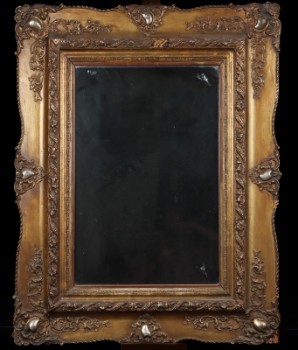 German Rococo mirror, 19th century.