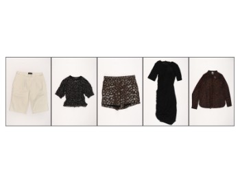 Storm og Marie. Black Lily. Bluser, skjorte, shorts og kjole. Str. 36/S. (5)