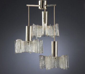 Kaiser. Glass pendant from the 70s