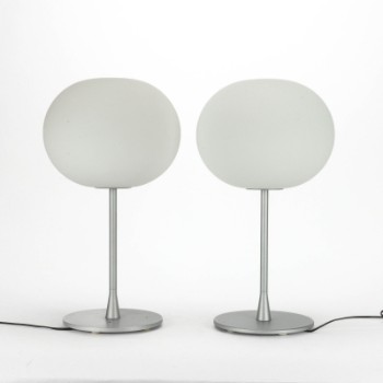 Jasper Morrison for Floss. Two table lamps, Glo-ball T1