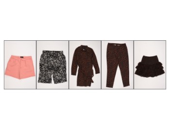 Storm & Marie samt Black Lily. Shorts, nederdel og skjorte. Str. 40/L. (5)