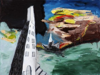 Marco Evaristi. Composition, mixed media on canvas (cd)