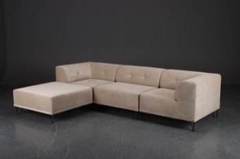 Nomad Dot modular sofa, upholstered in velvet (4)