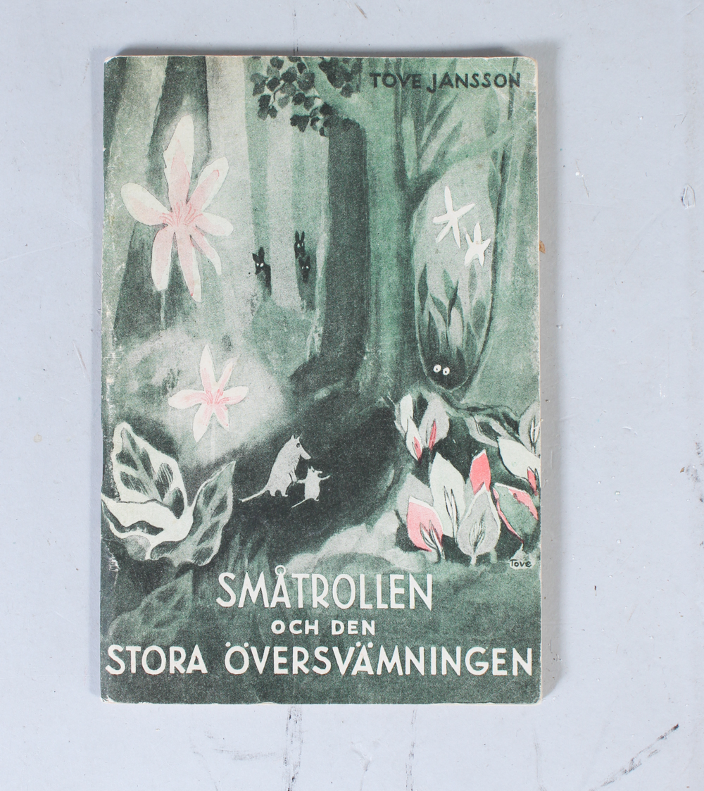 Book, Tove Jansson, 'Småtrollen och den stora översvämningen', 1945 ...