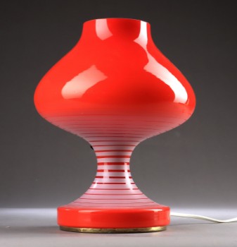 Stephan Tabery. Glass table lamp from the 60s/70s