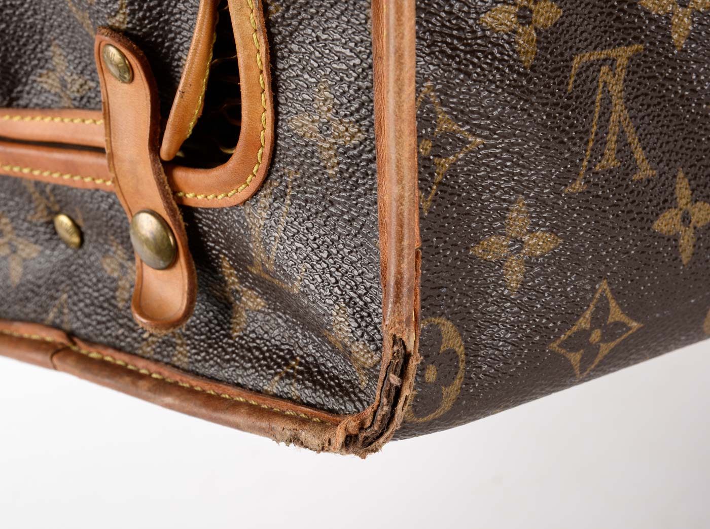 Sold at Auction: VINTAGE LOUIS VUITTON SAC CHIEN DOG CARRIER