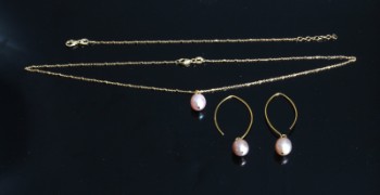 Jewelery set with pearls (5)