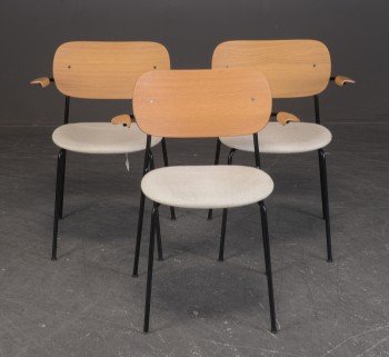 Norm Architects & Els van Hoorebeeck for Menu. Tre spisebordsstole, model Co Chair (3)