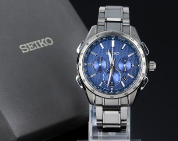 Herrearmbåndsur fra Seiko, model World Time Solar, ref. SAGA191