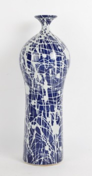 Kinesisk vase i porcelæn, 21. årh.