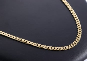 Panser-halskæde af 14 kt. guld
