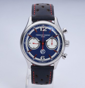 Frederique Constant Healey. Limited mens watch in steel with blue dial, approx. 2020