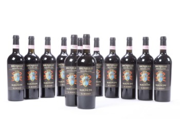 12 flasker Brunello di Montalcino, Baroncini 2000 (12)