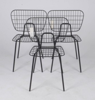 Studio WM for Menu. Tre stole, model WM String Dining Chair (3)
