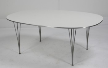 Piet Hein, Arne Jacobsen & Bruno Mathsson. Superellipse spisebord, 180 x 120 cm