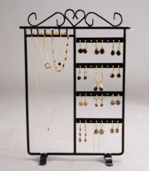 Collection of jewelery with black onyx and smoky topaz