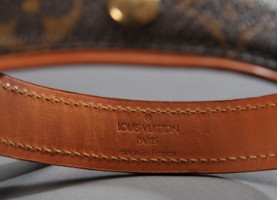 Louis Vuitton Monogram Canvas und Leder Hundehalsband XS Braun Leinwand  ref.577748 - Joli Closet