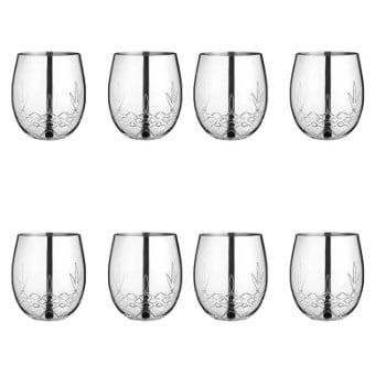 Frederik Bagger. Eight glasses, model Crispy Shine Goblet (8)