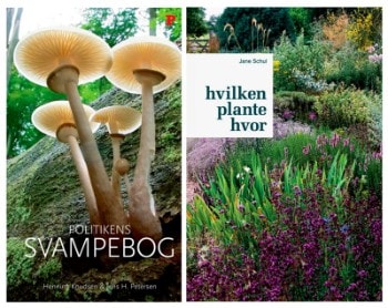Hvilken plante hvor af Jane Schul og Politikens svampebog af Henning Knudsen & Jens H. Petersen (2)