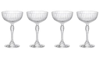 1711 - Bormioli Rocco. America 20s cocktail el. drinks glas (8)