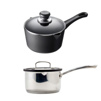1655 - Scanpan kasserolle - Classic - 1,8 liter og Coop kasserolle - 1,5 liter