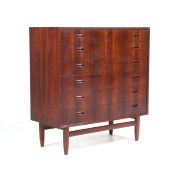 Danish furniture manufacturer. Chest of drawers, rosewood, 1960s