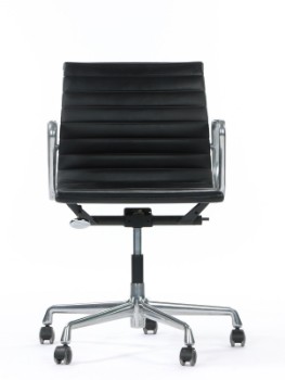 Charles Eames. Office chair, model EA-117, leather