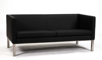 Erik Jørgensen. To-personers sofa, model EJ50-2. Nypolstret