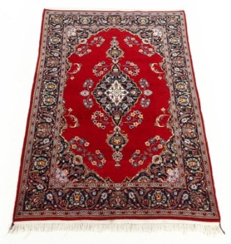 Persisk tæppe . Uld på bomuld 206x130 cm.